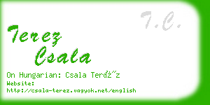 terez csala business card